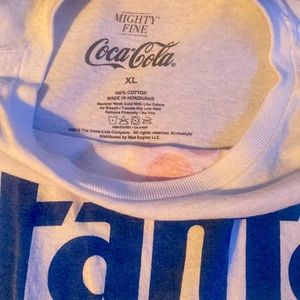 Orange Fanta graphic crop top